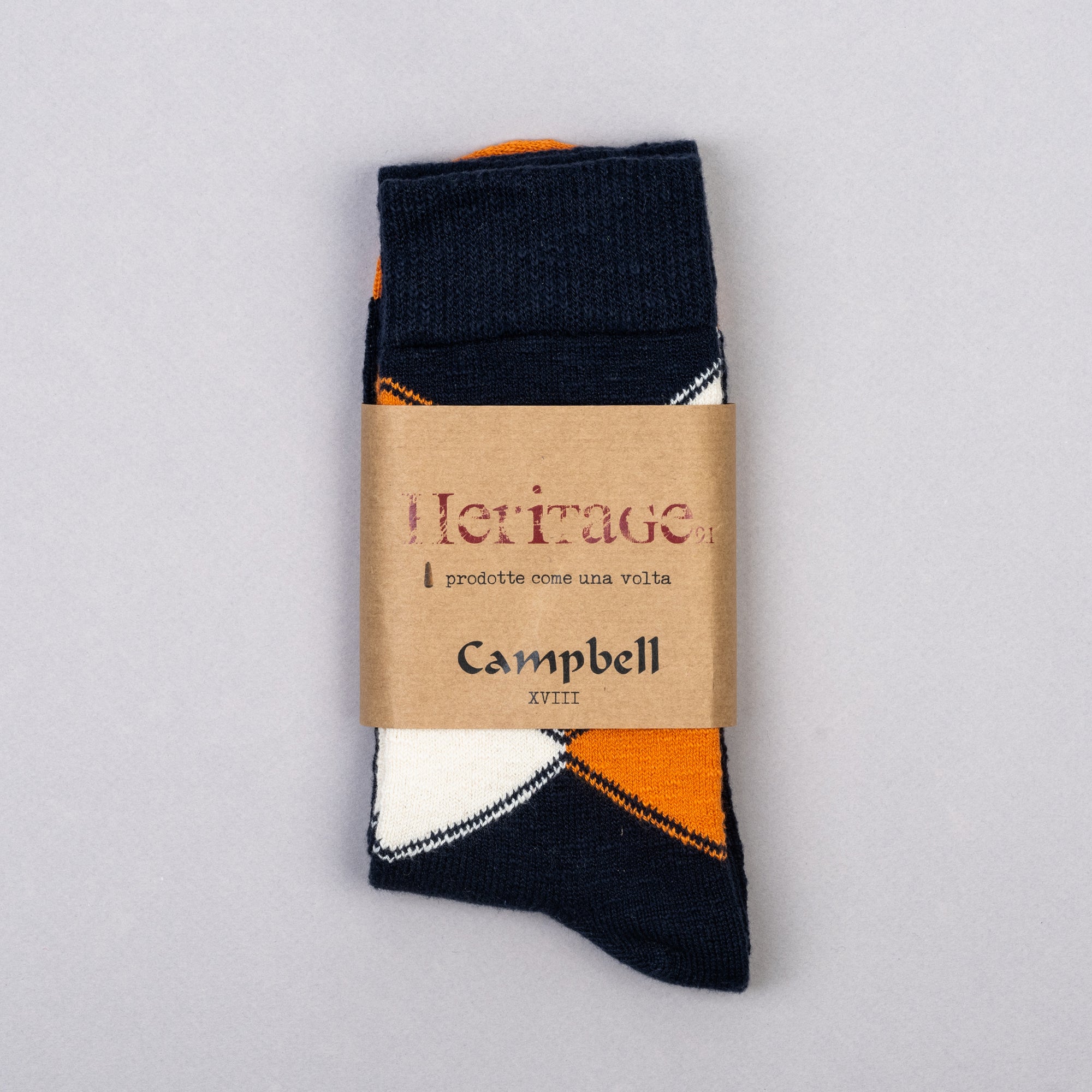 Heritage 9.1 Cotton Socks - Navy blue