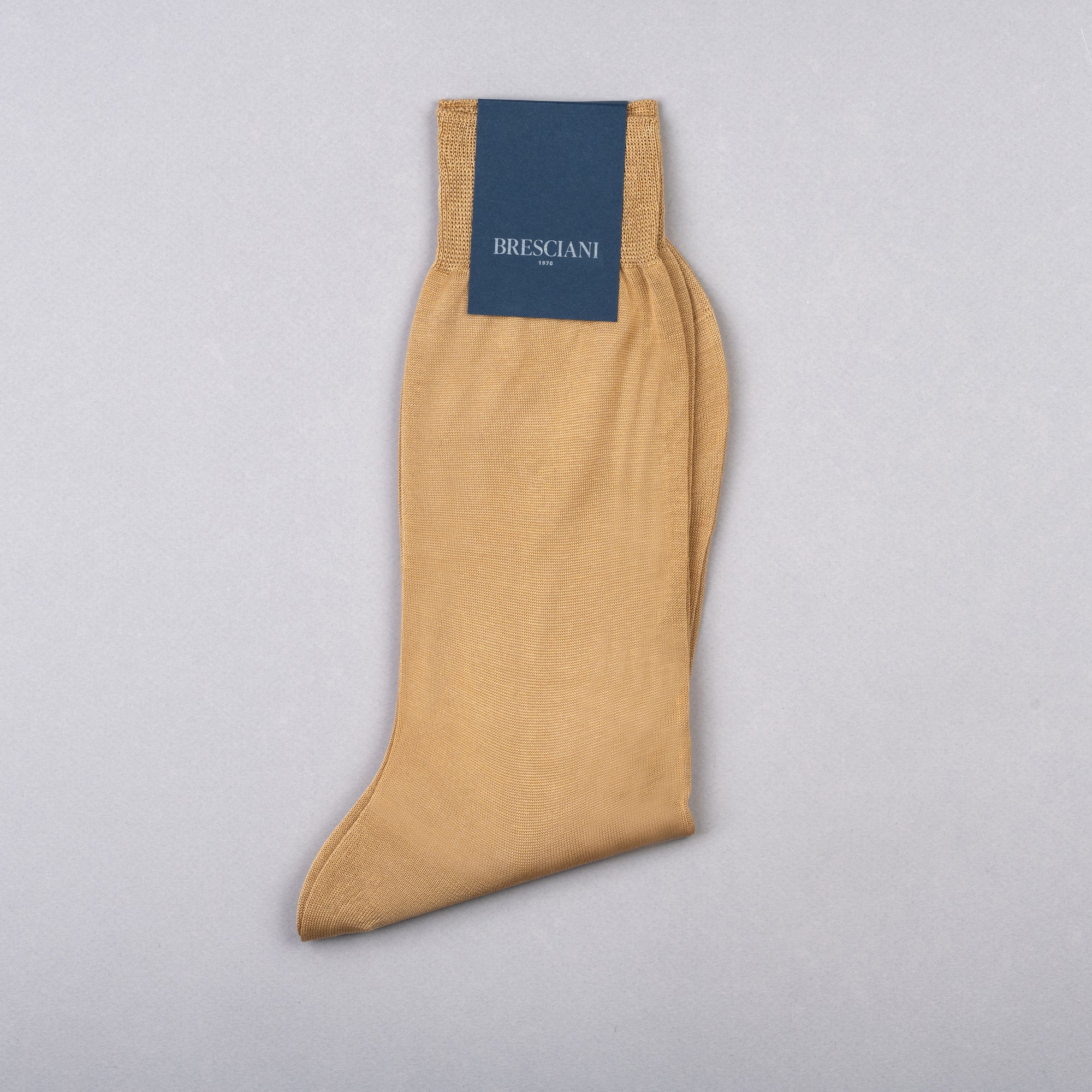 Bresciani Cotton Short Socks - Beige
