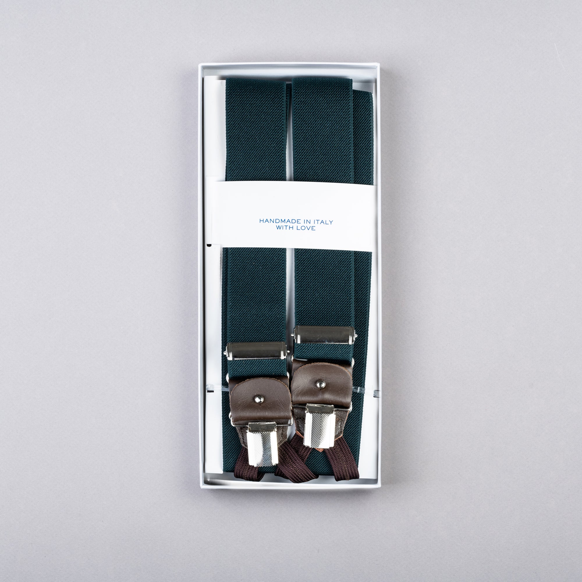 The Fine Gent Elastic Braces - Green