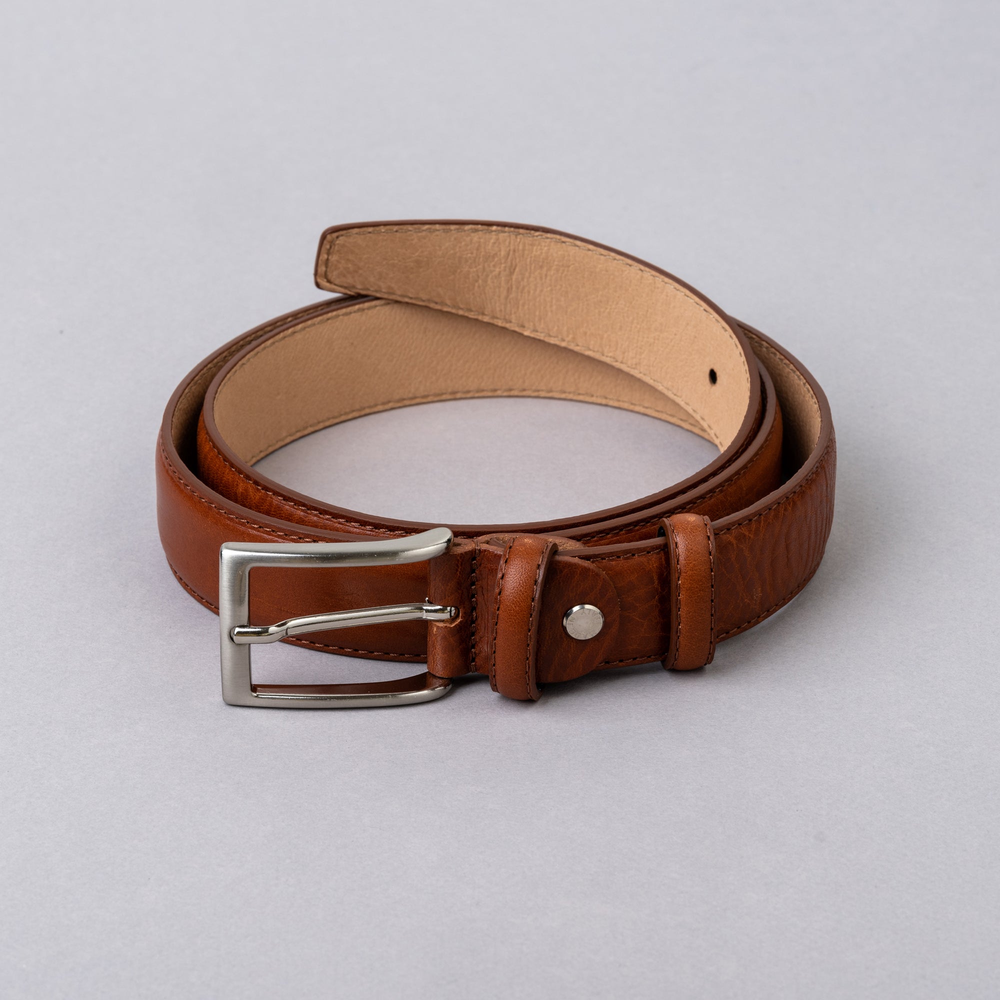 The Fine Gent Leather Belt - Cognac