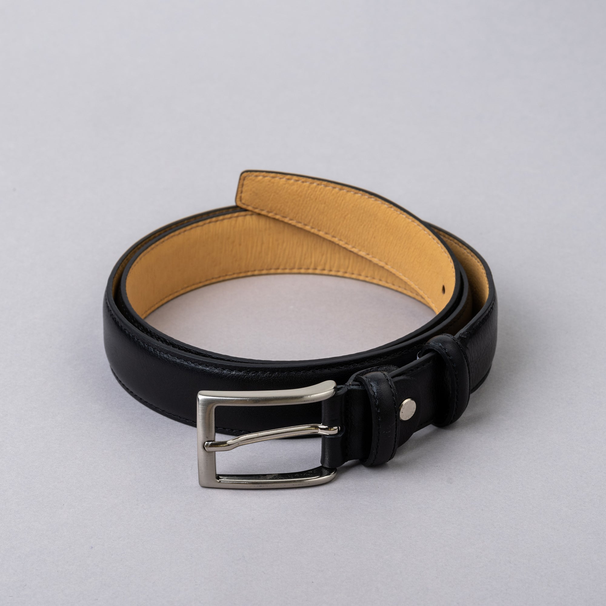 The Fine Gent Leather Belt - Black