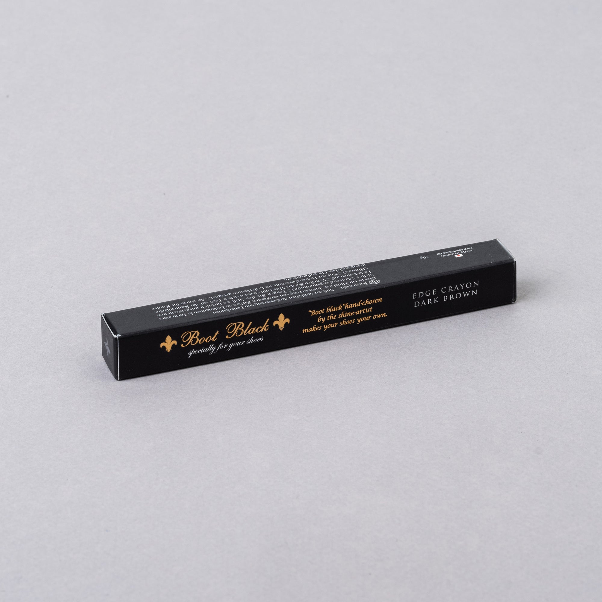 Boot Black Shoe Edge Crayon 10g Black & Dark Brown
